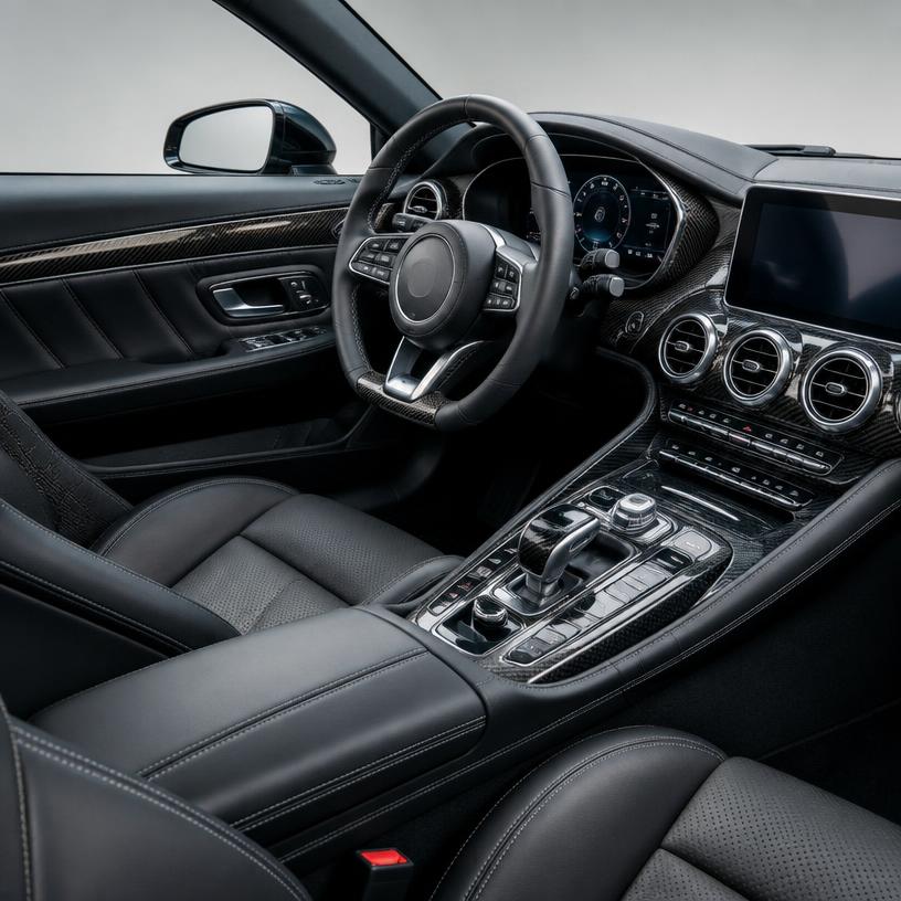Immaculately detailed performance interior